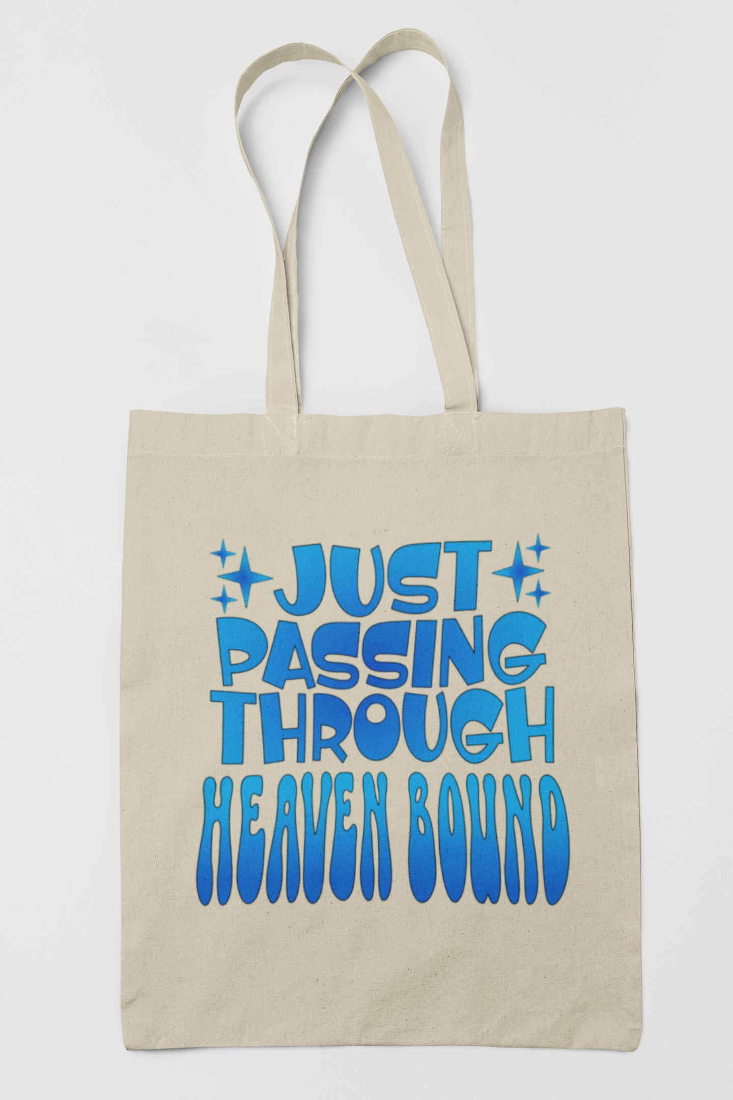 Just Passing Through-Heaven Bound Canvas Tote Bag
