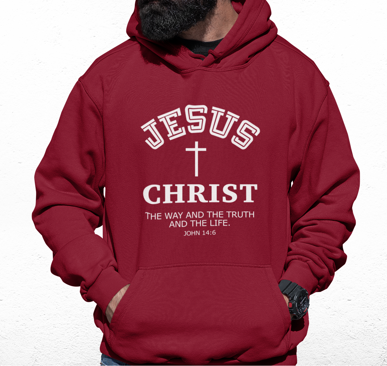 Jesus Christ The Way The Truth And The Life John 14:6 Hoodie