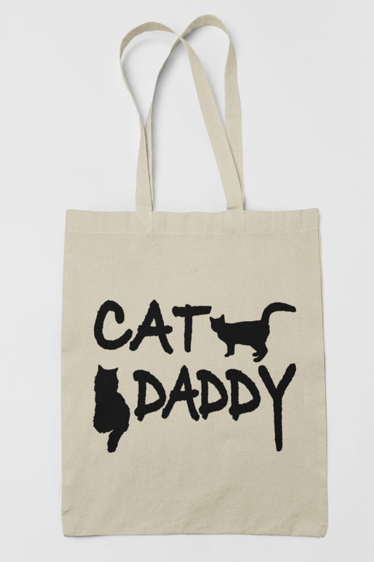 Cat Daddy Canvas Tote Bag