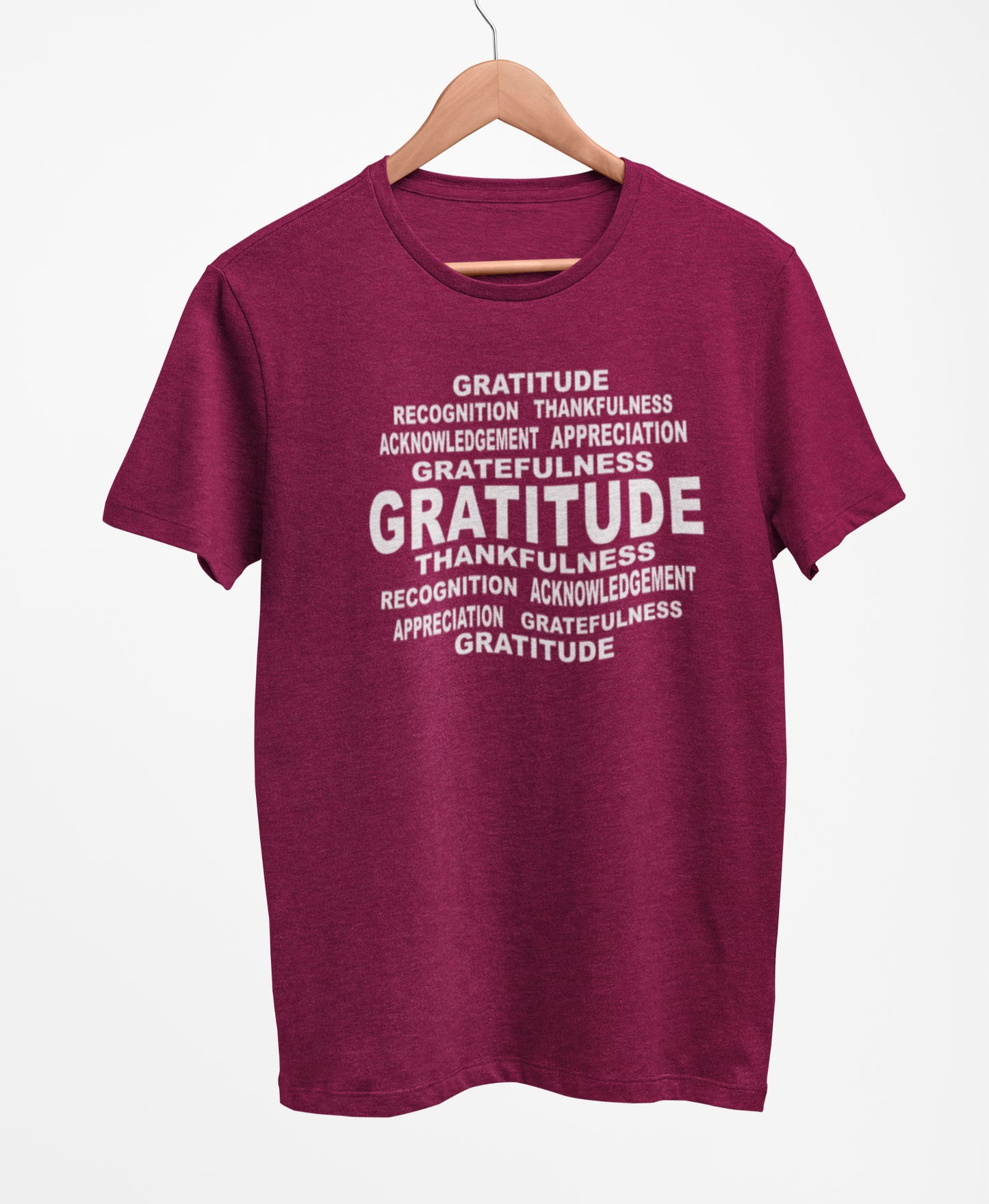 Gratitude Word Art T-Shirt