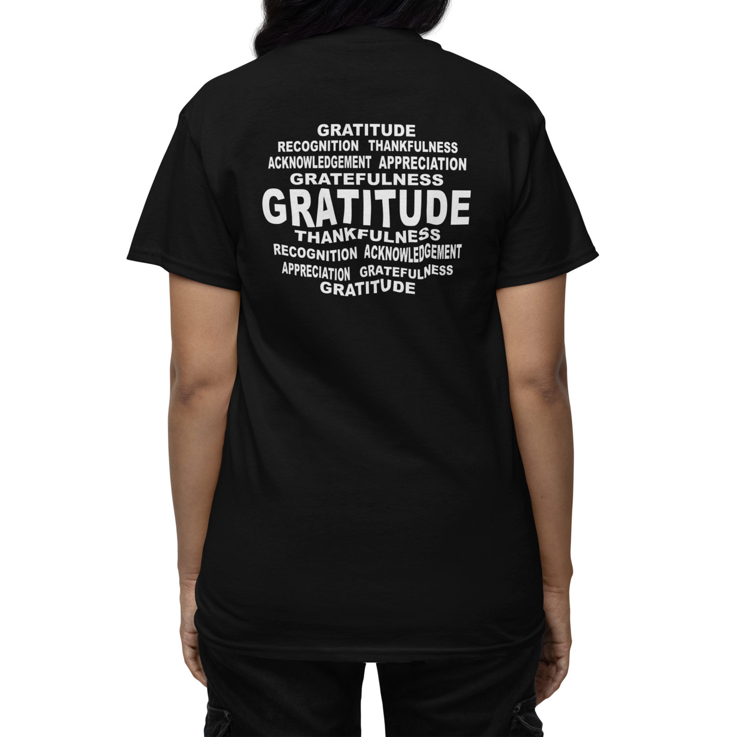 Gratitude Word Art T-Shirt