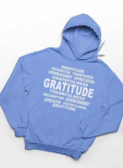 Gratitude Word Art Hoodie
