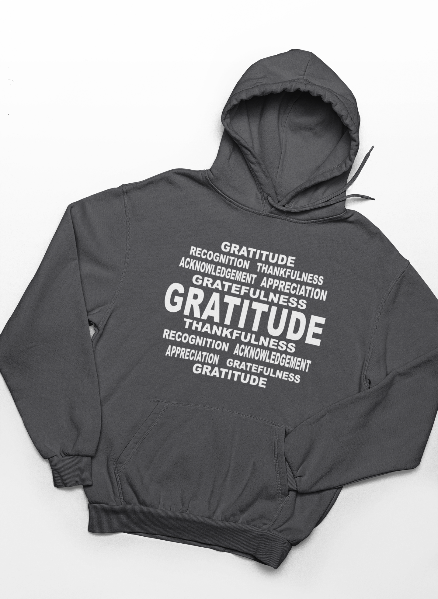 Gratitude Word Art Hoodie