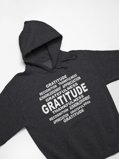 Gratitude Word Art Hoodie