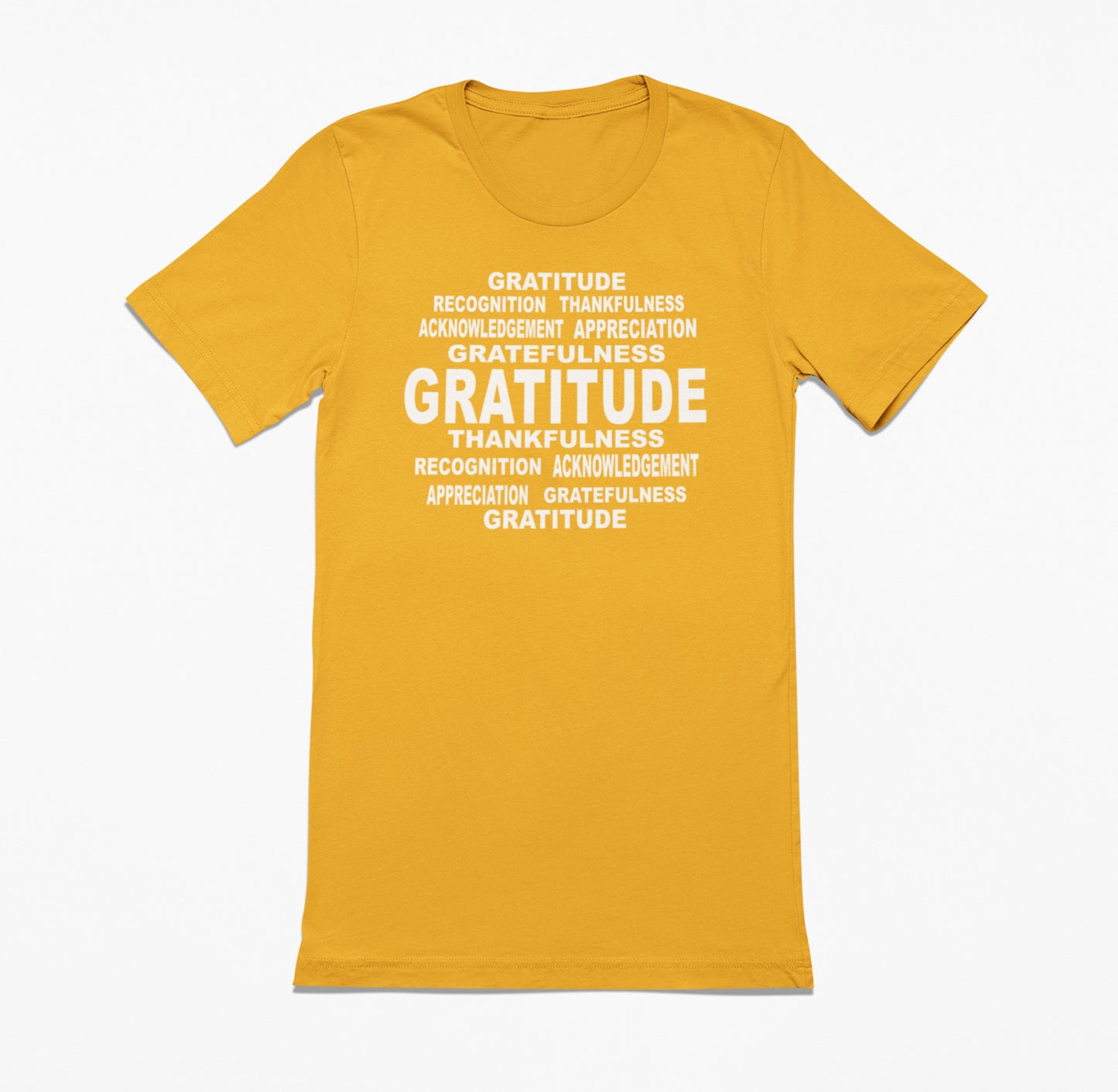 Gratitude Word Art T-Shirt