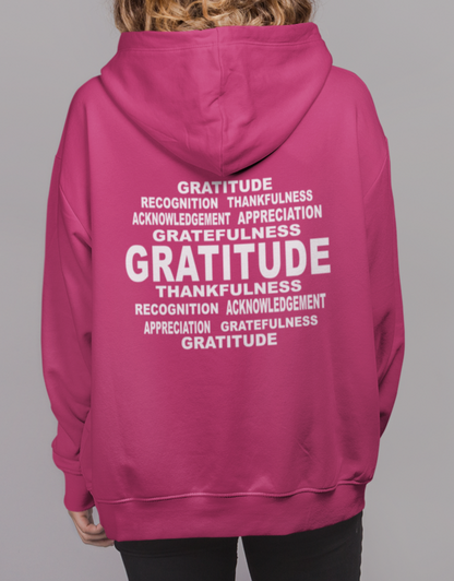 Gratitude Word Art Hoodie