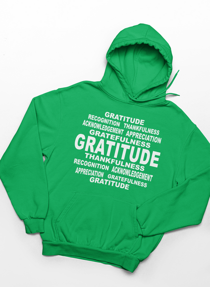 Gratitude Word Art Hoodie