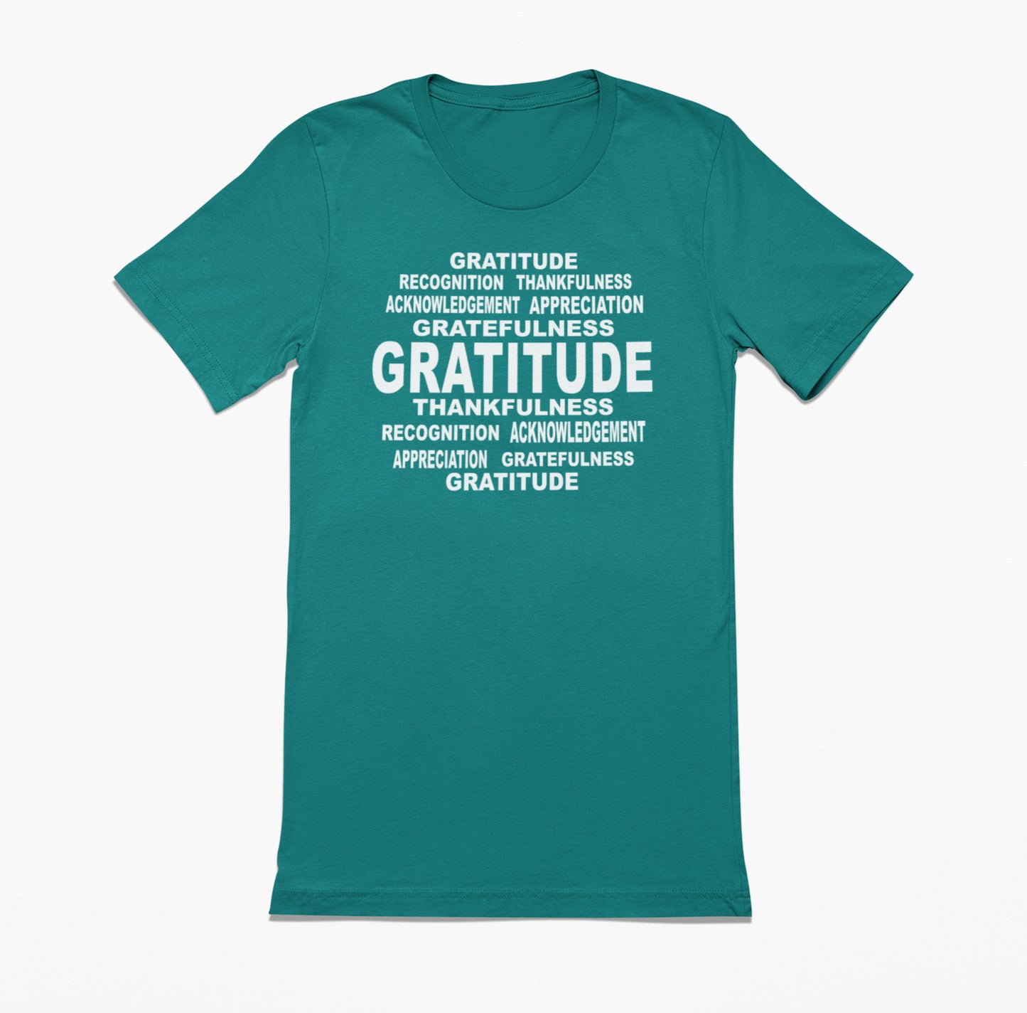 Gratitude Word Art T-Shirt