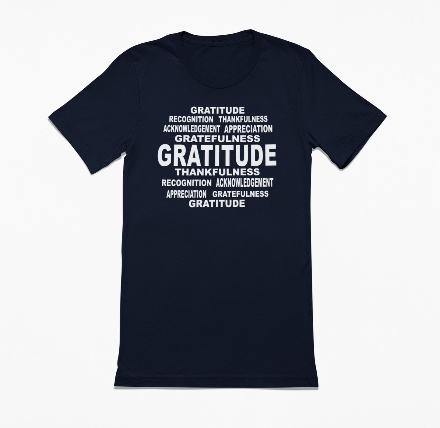 Gratitude Word Art T-Shirt