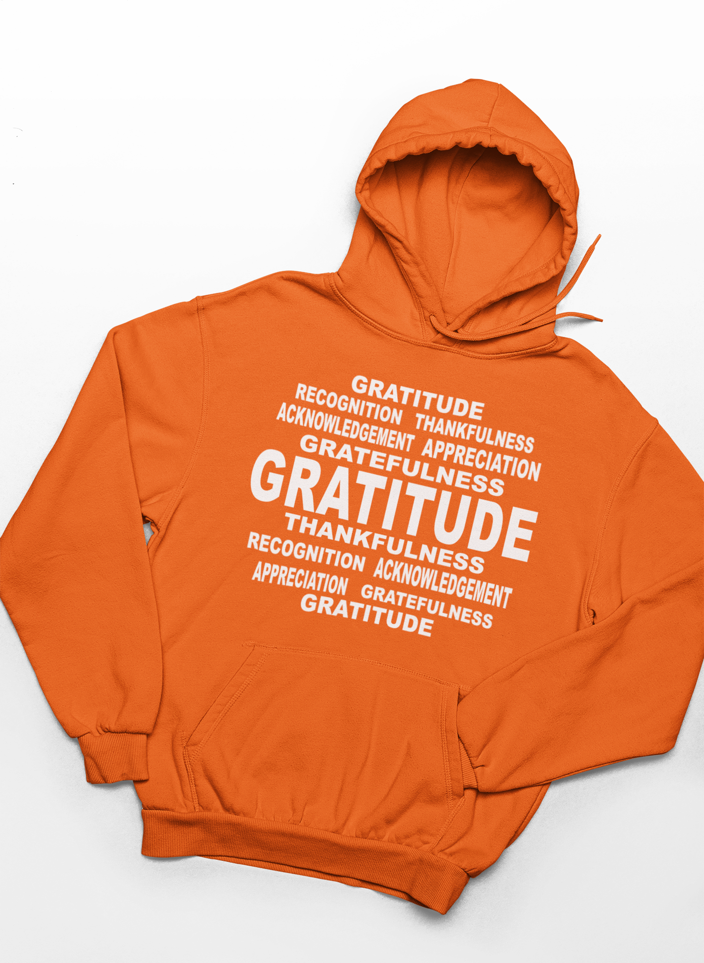Gratitude Word Art Hoodie