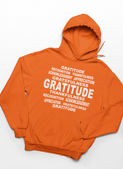 Gratitude Word Art Hoodie