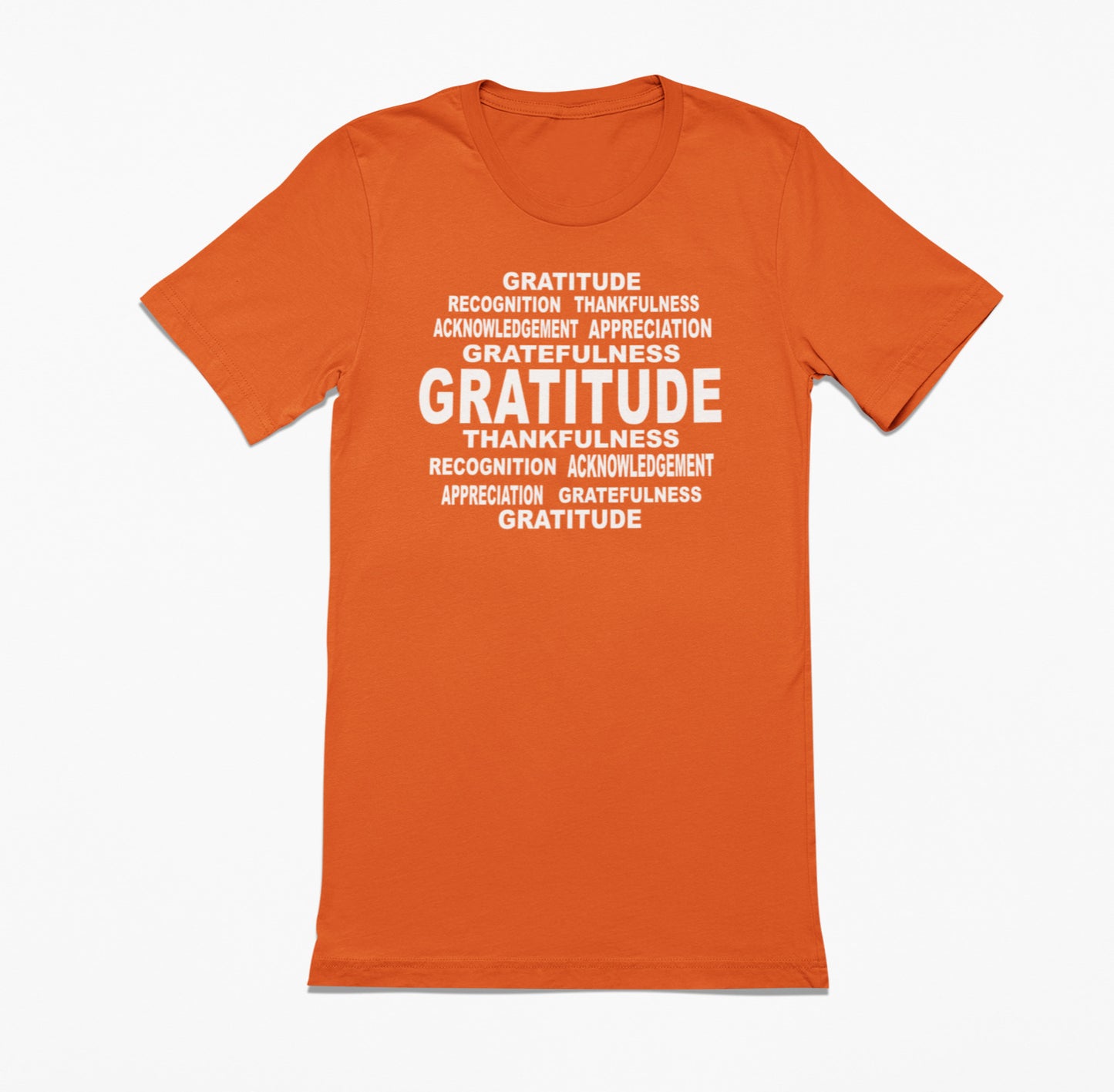 Gratitude Word Art T-Shirt