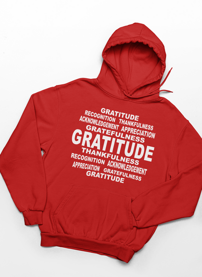 Gratitude Word Art Hoodie