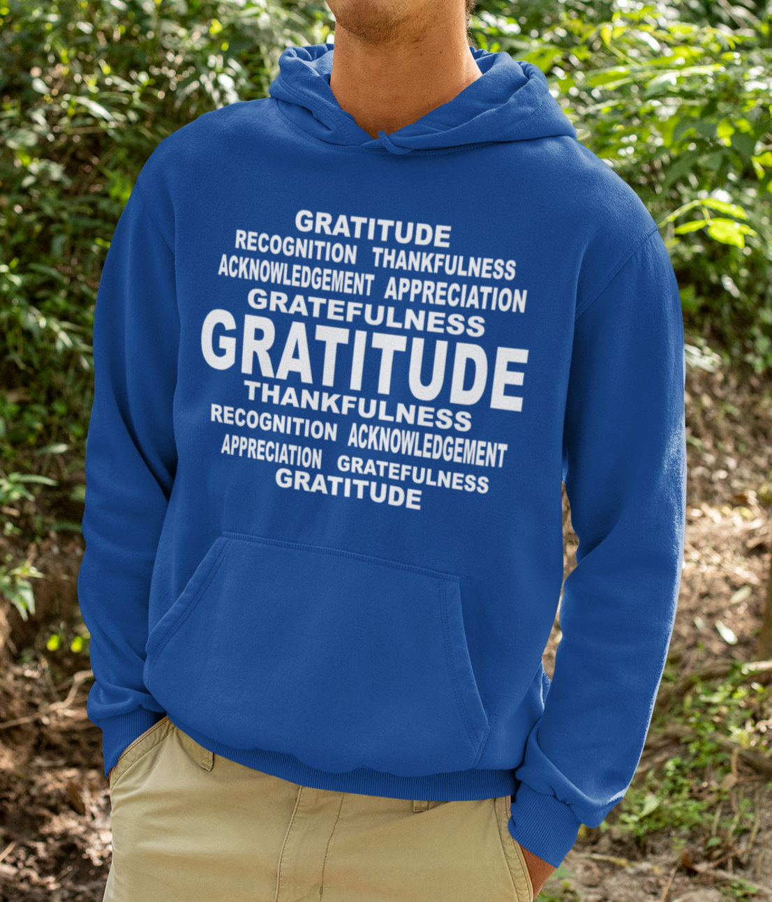 Gratitude Word Art Hoodie