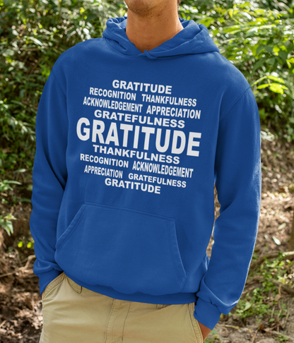 Gratitude Word Art Hoodie