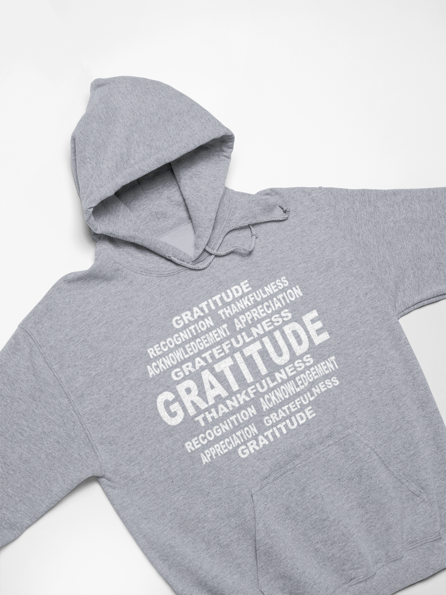 Gratitude Word Art Hoodie