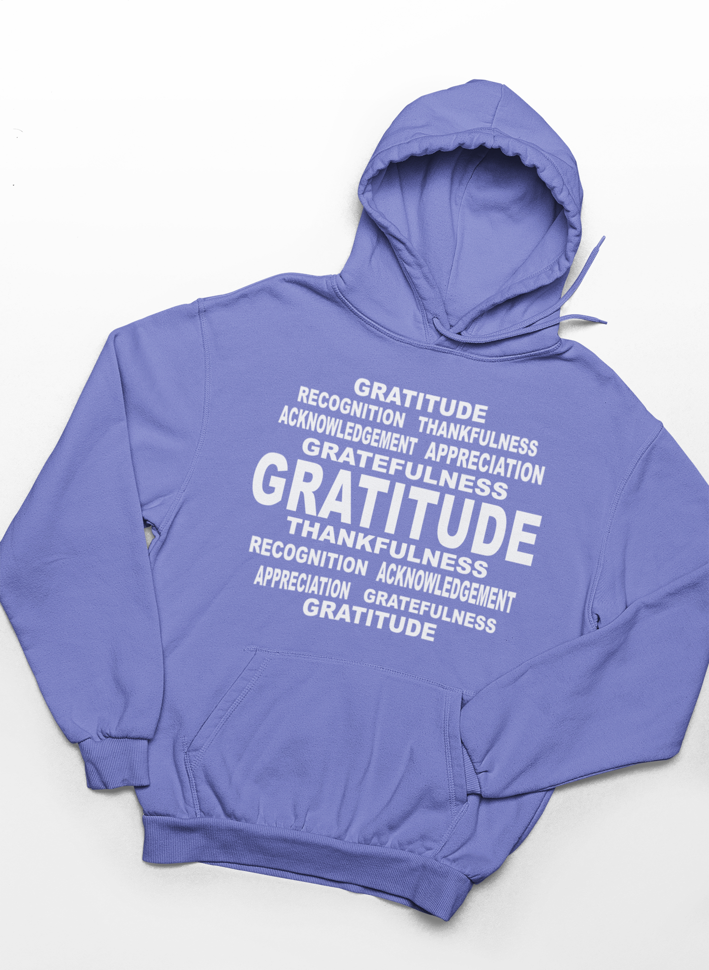 Gratitude Word Art Hoodie