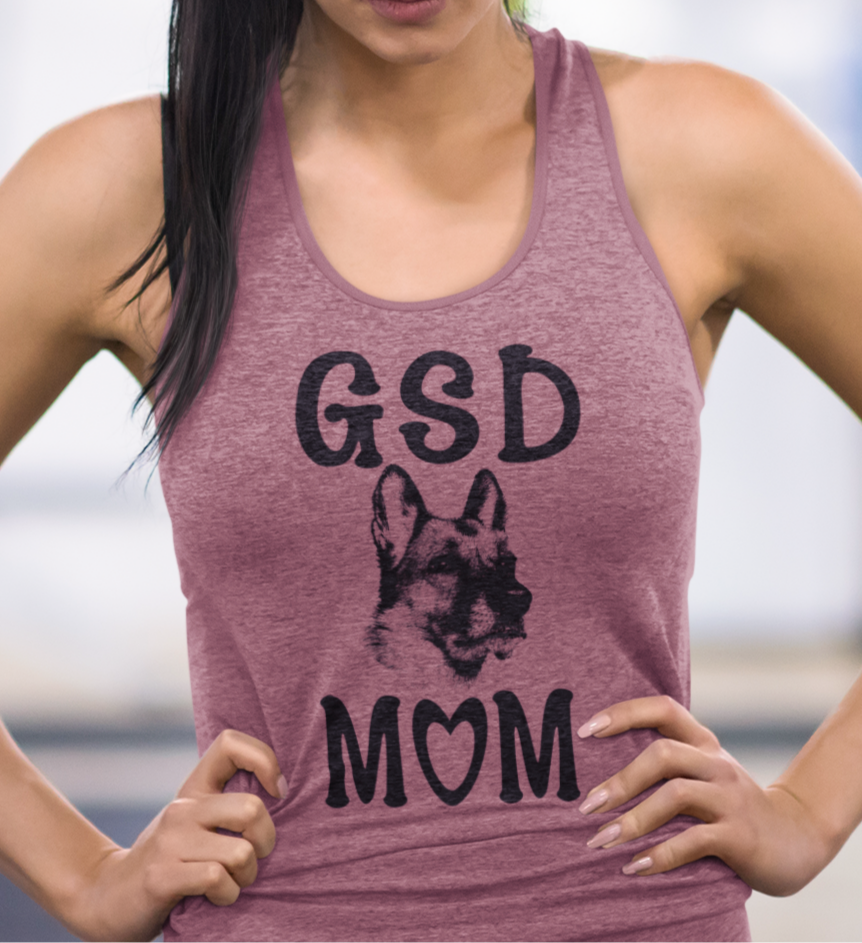 GSD Mom Racerback Tank Top