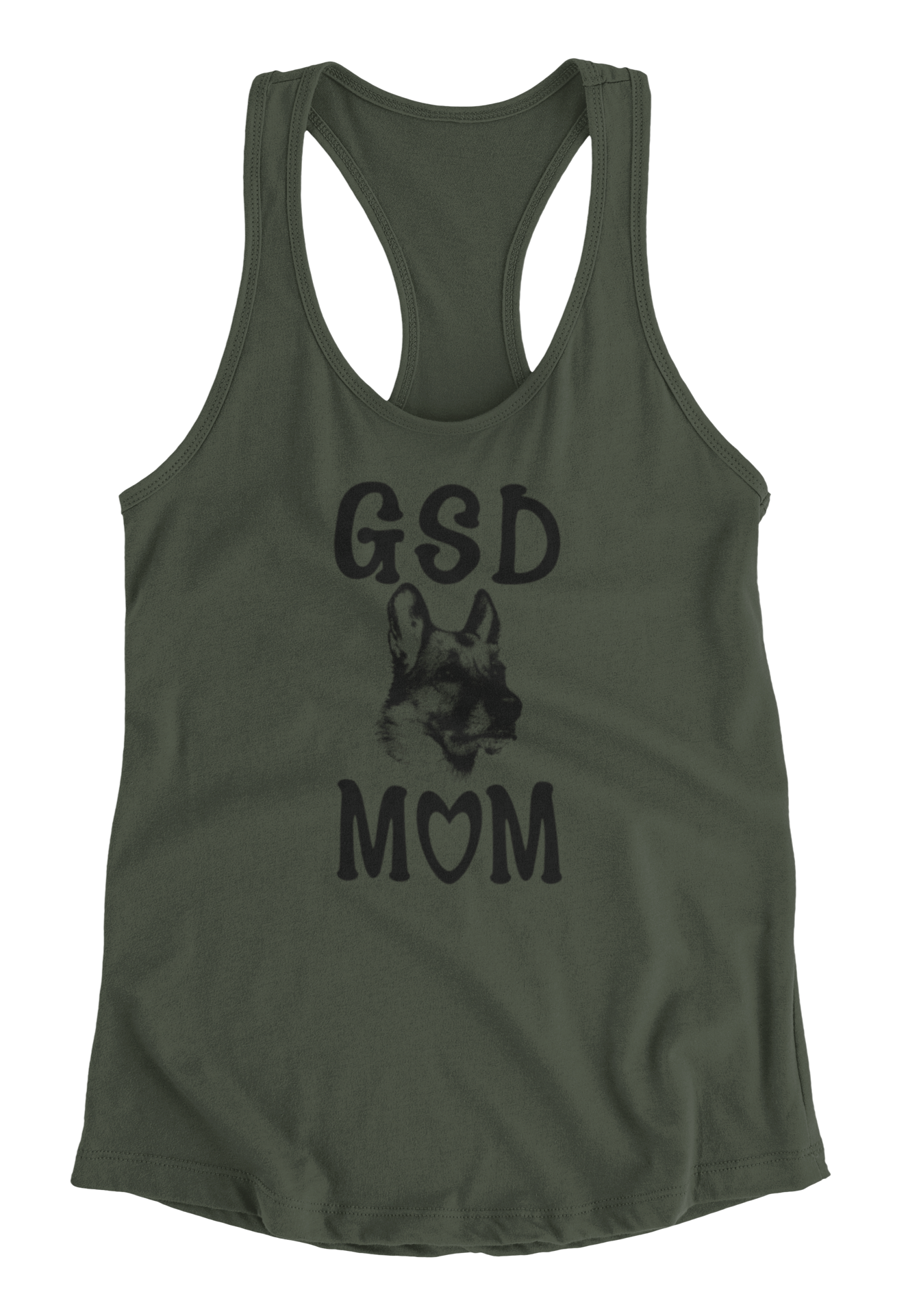 GSD Mom Racerback Tank Top