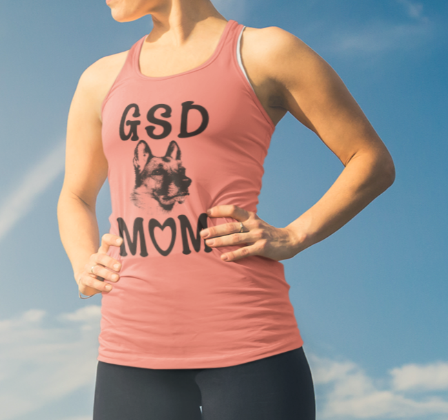GSD Mom Racerback Tank Top