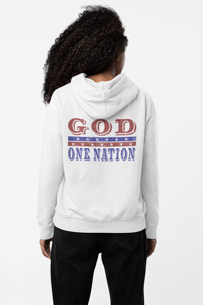 One Nation Under God Full Zip Hoodie
