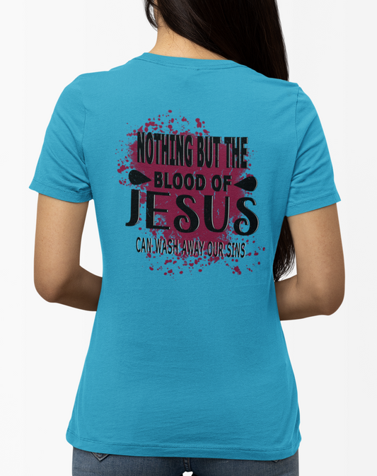 Turquoise V-Neck T-Shirt