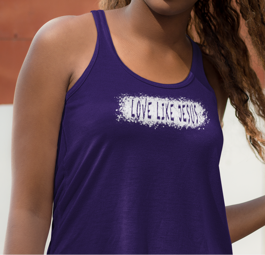 Team Purple Racerback Tank Top