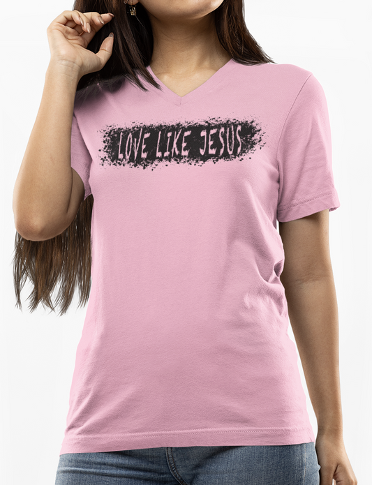 Pink V-Neck T-Shirt
