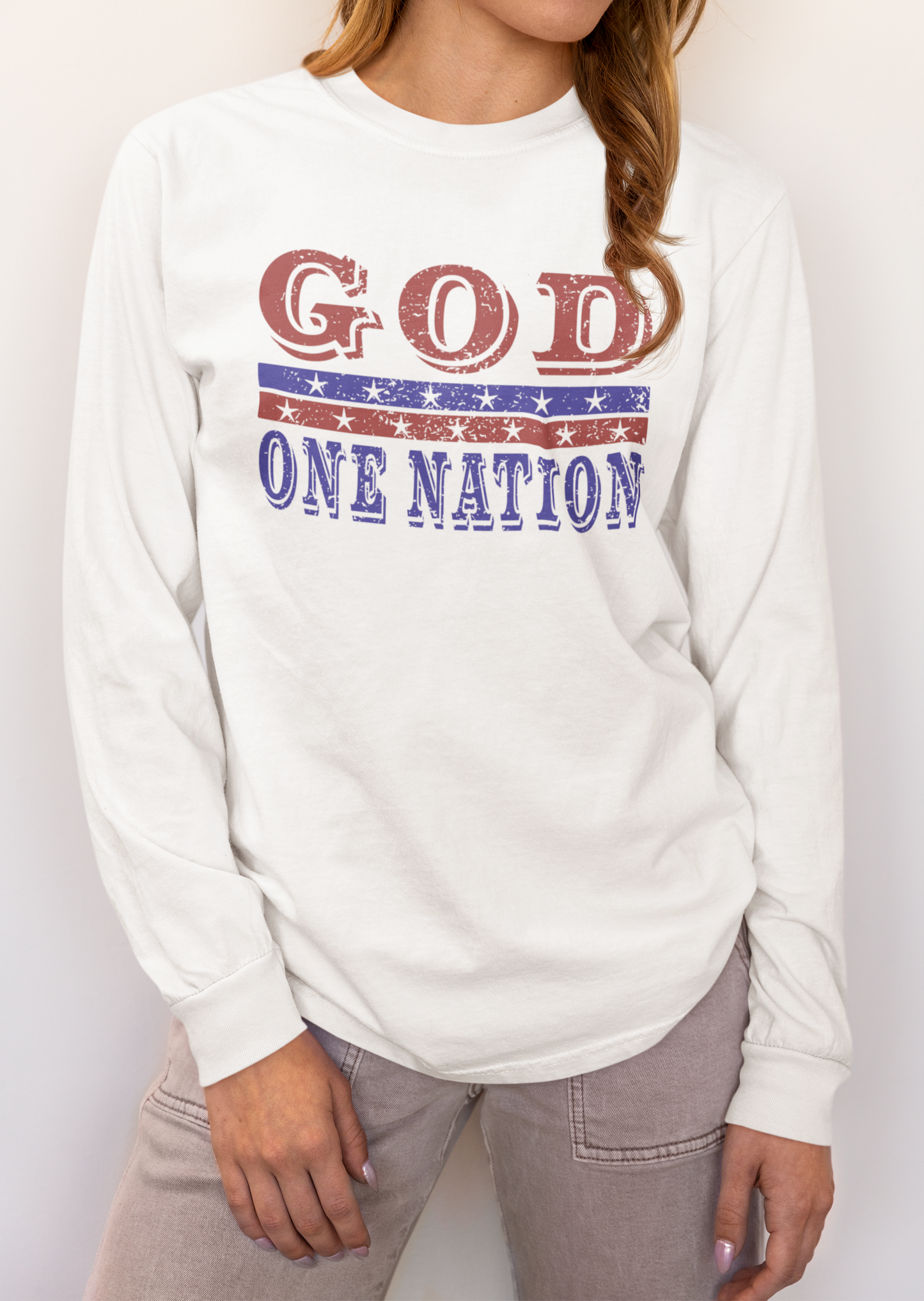 One Nation Under God Long-Sleeve T-Shirt